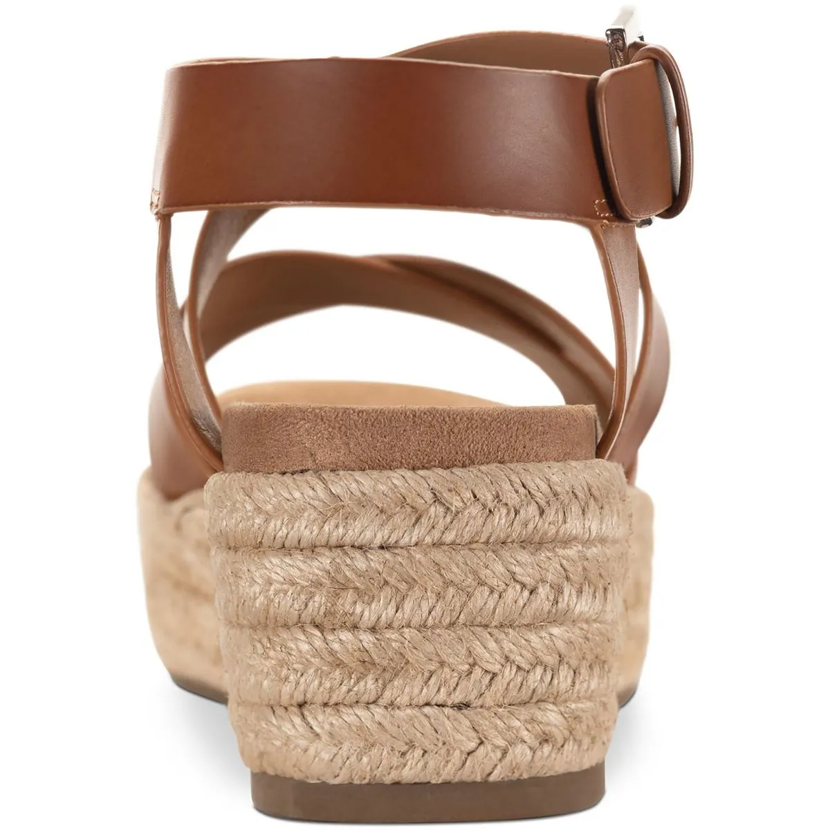 Reformation Emalinee Womens Faux Leather Slingback Wedge Sandals