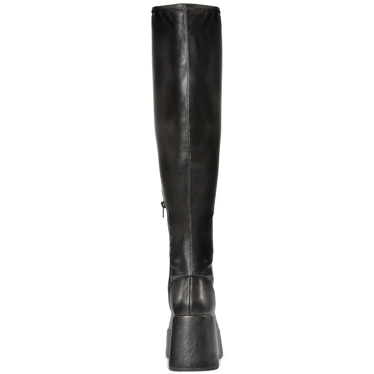 Reformation Enchantt Womens Faux Leather Tall Wedge Boots
