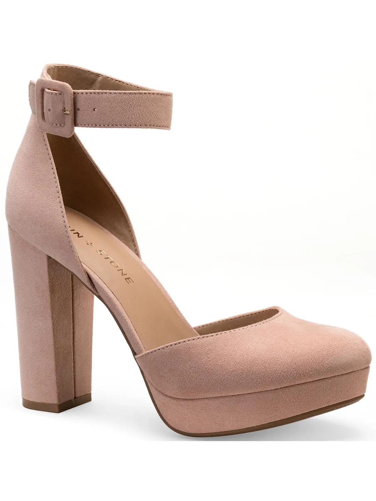 Reformation Estrella Womens Comfort Insole Ankle Strap Pumps