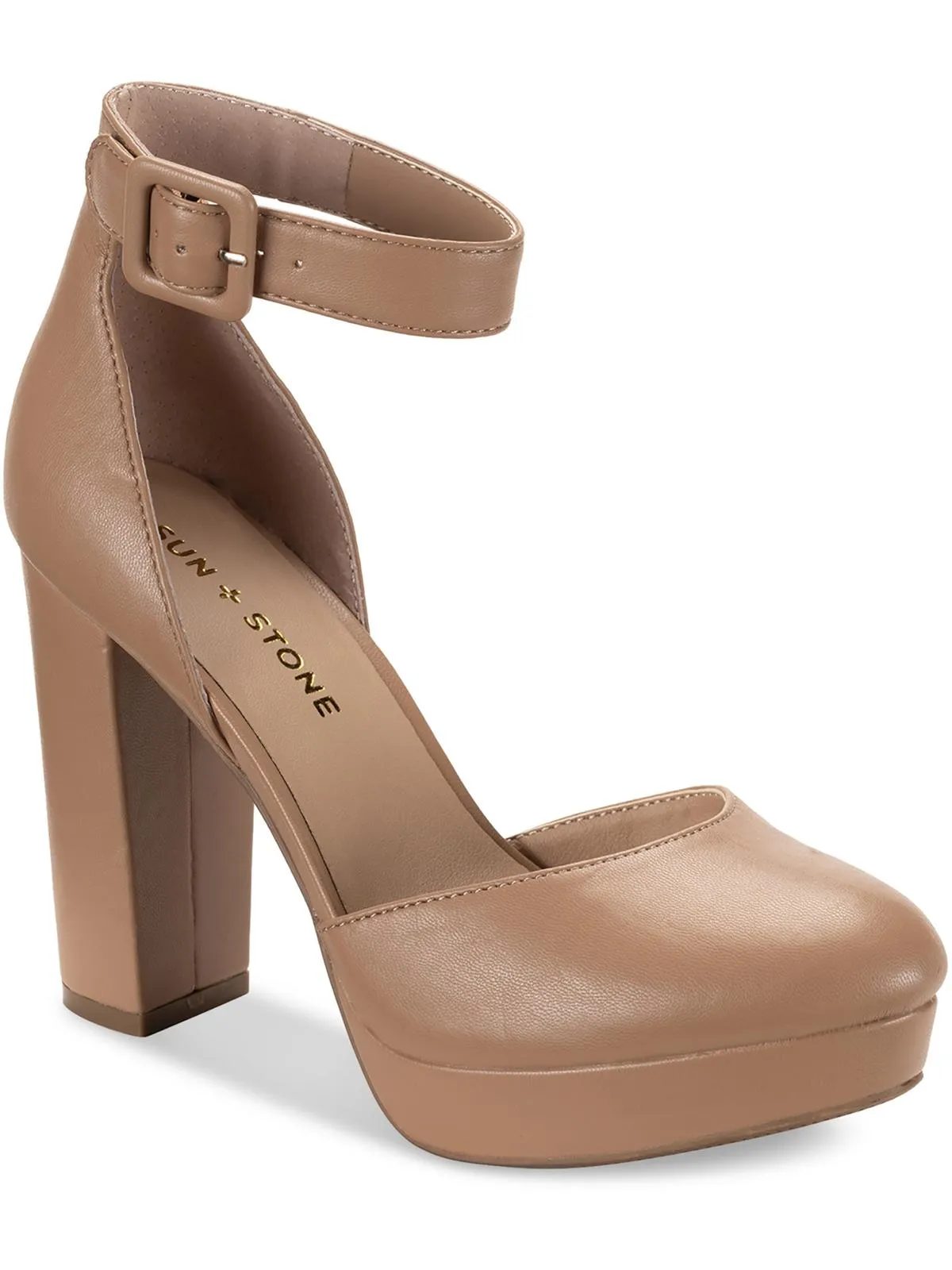 Reformation Estrella Womens Comfort Insole Ankle Strap Pumps