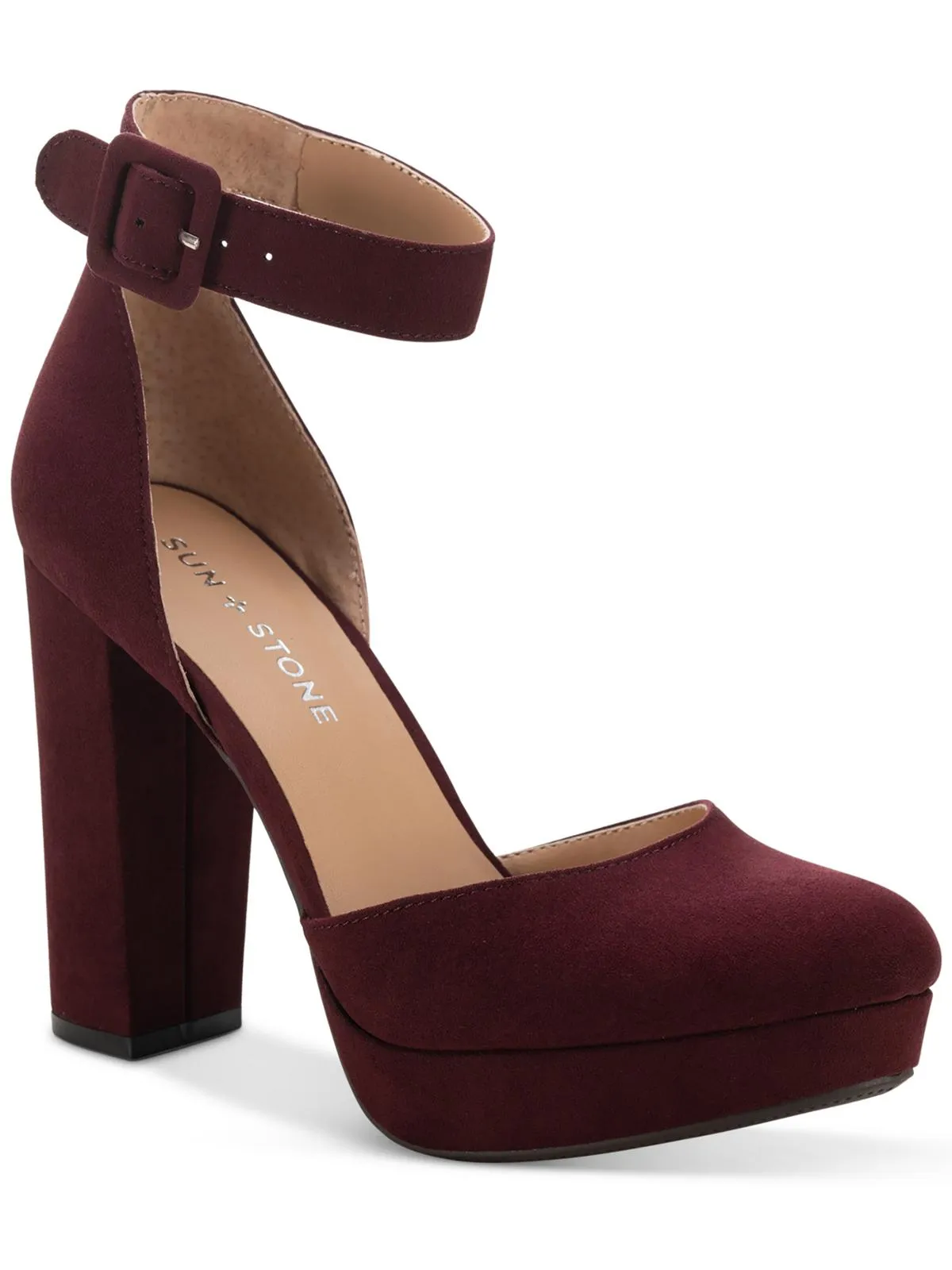 Reformation Estrella Womens Comfort Insole Ankle Strap Pumps