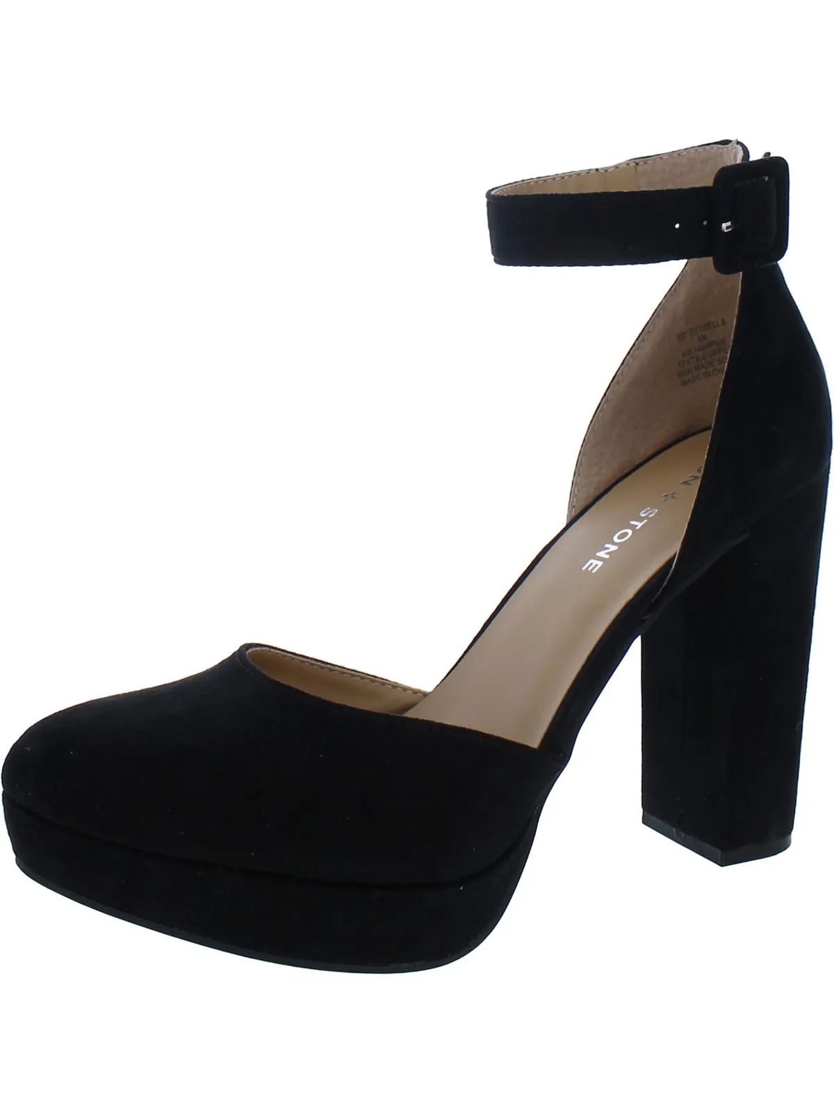 Reformation Estrella Womens Comfort Insole Ankle Strap Pumps