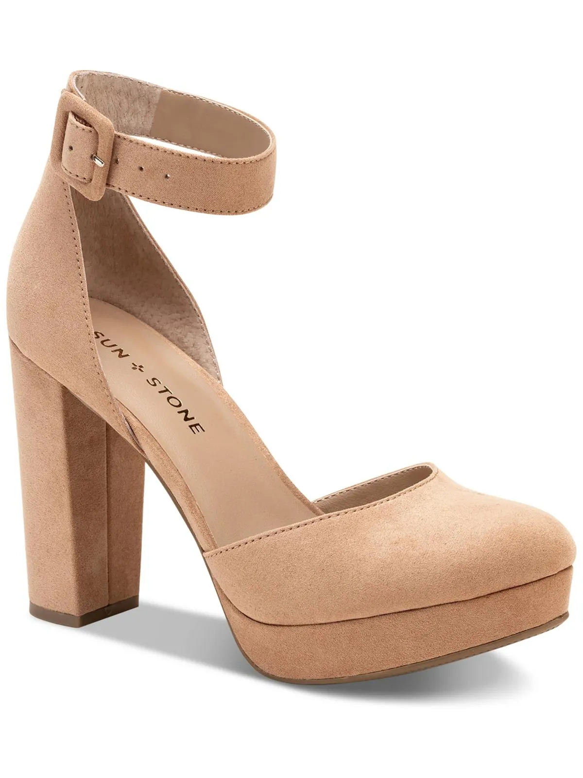 Reformation Estrella Womens Comfort Insole Ankle Strap Pumps