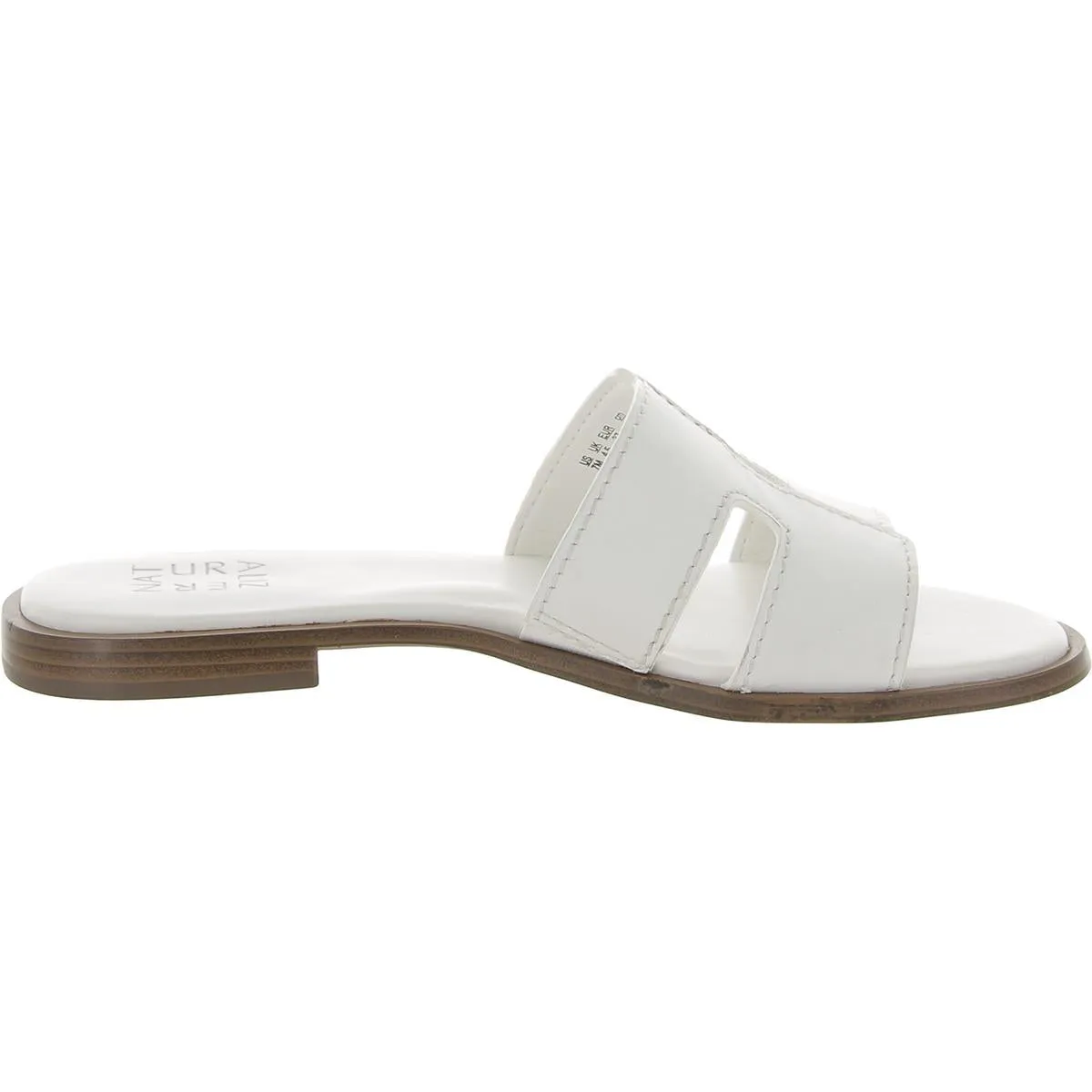 Reformation Fame Womens Leather Slide Sandals