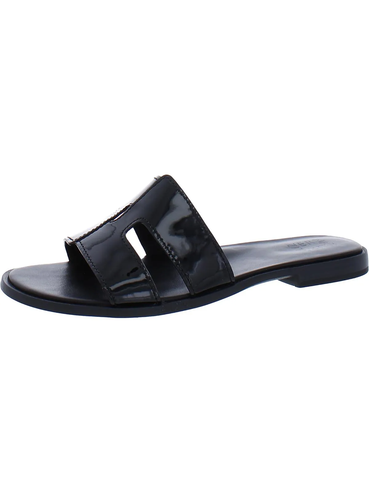 Reformation Fame Womens Leather Slide Sandals