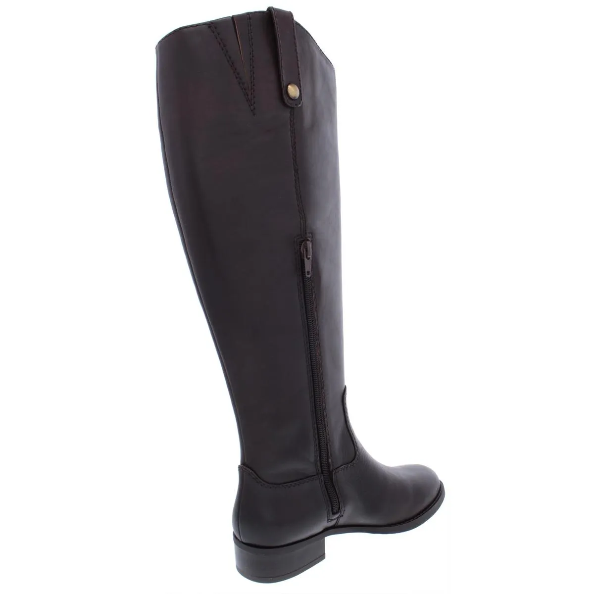 Reformation Fawne Womens Wide Calf Leather Riding Boots