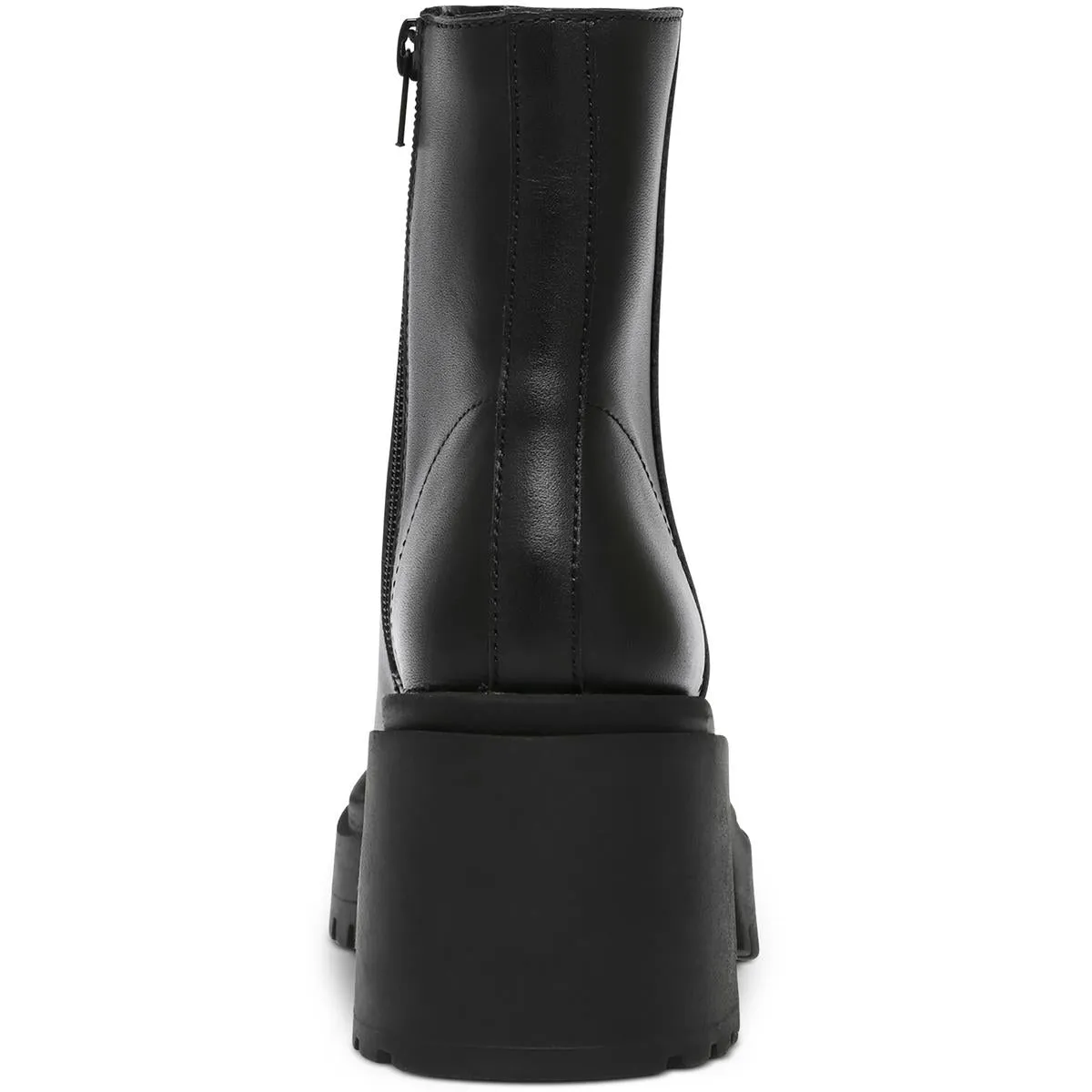 Reformation Fella Womens Leather Lug Sole Ankle Boots