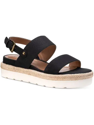 Reformation Ferannie Womens Ankle Strap Heeled Espadrilles
