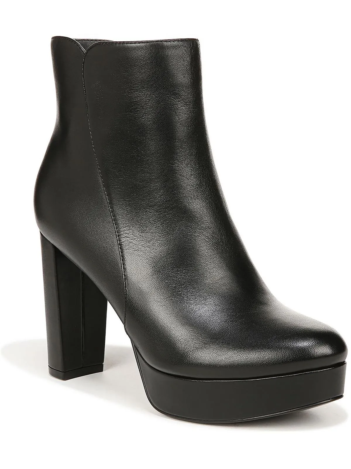 Reformation Flavio Womens Zipper Platform Ankle Boots