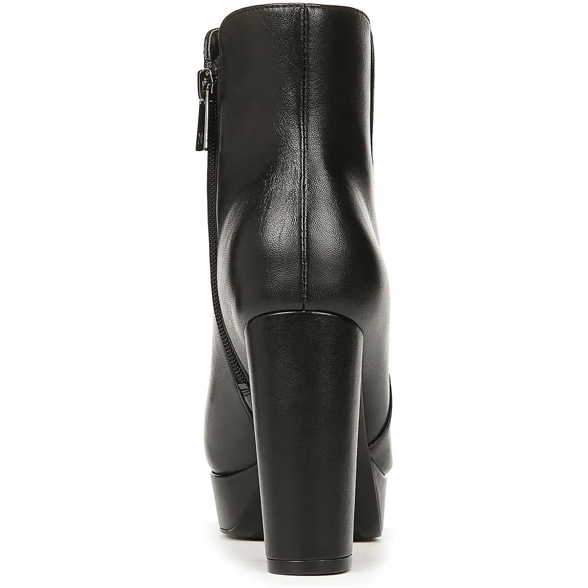Reformation Flavio Womens Zipper Platform Ankle Boots