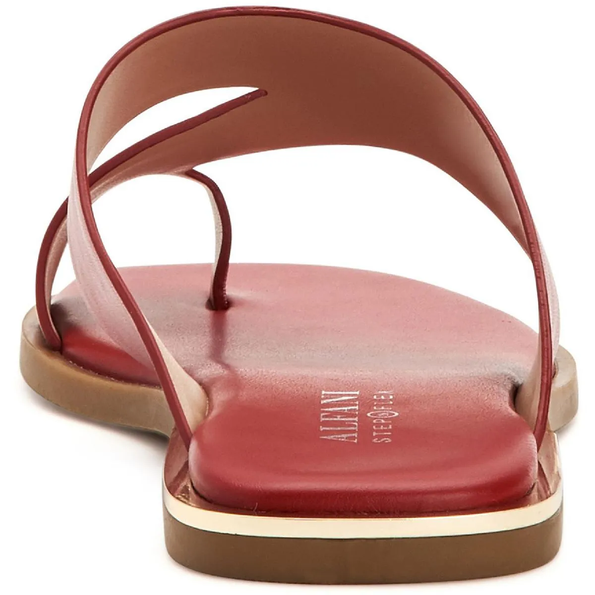 Reformation Freddee Womens Leather Toe-Ring Thong Sandals