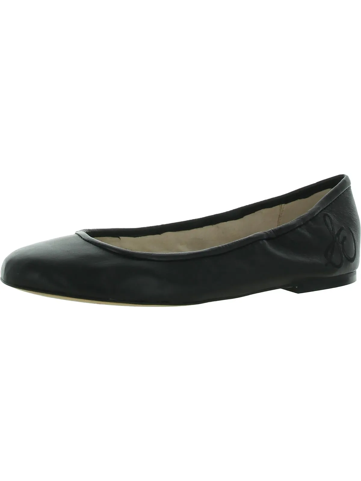 Reformation Fritz Womens Leather Signature Ballet Flats