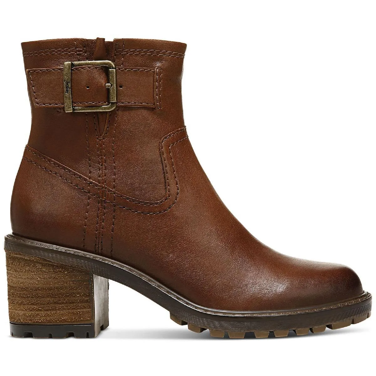 Reformation Gannet Womens Zipper Lug Sole Ankle Boots