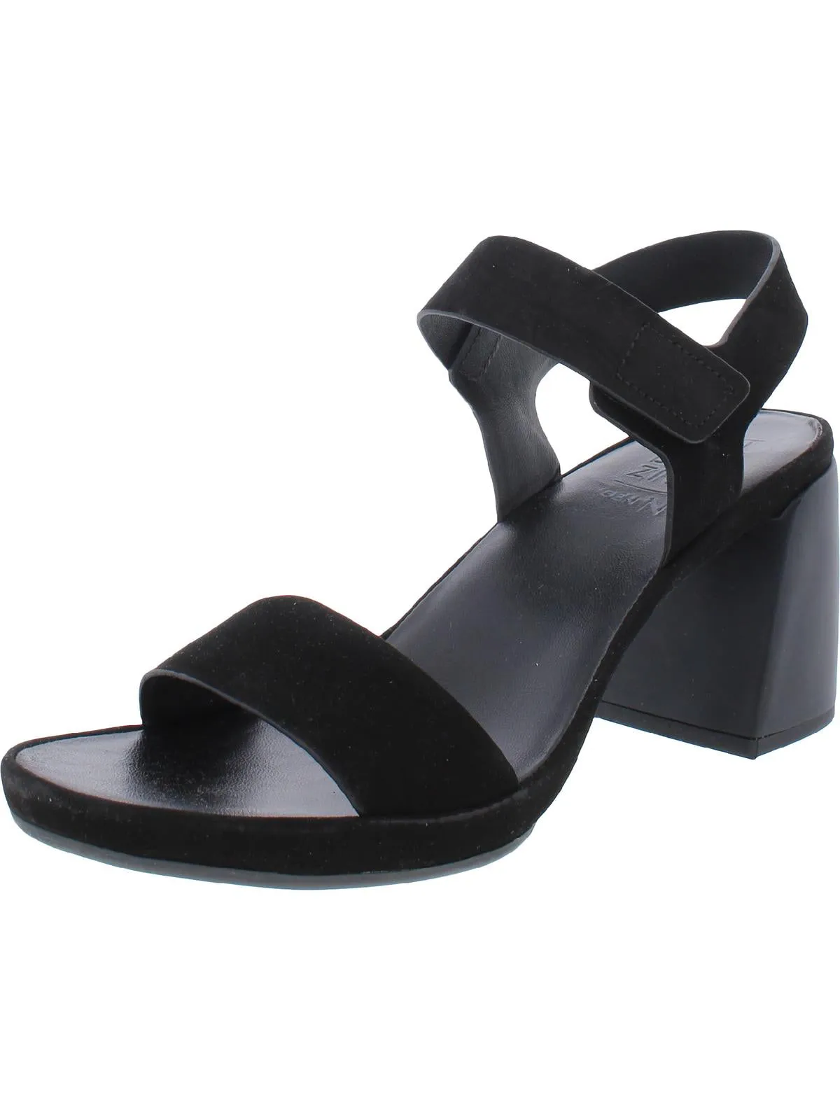 Reformation Genn-Rise Womens Suede Ankle Strap Heels
