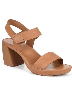 Reformation Genn-Rise Womens Suede Ankle Strap Heels