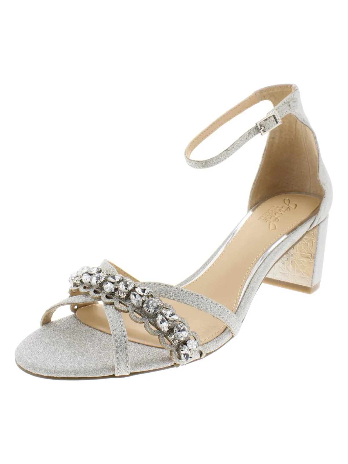 Reformation Giona Womens Embellished Evening Sandals