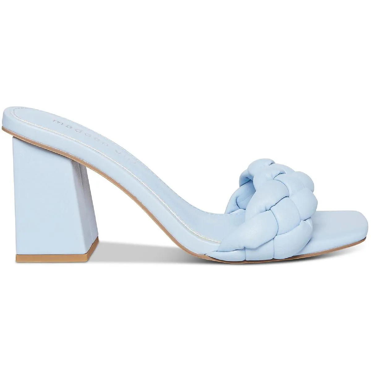 Reformation Gracy Womens Braided Padded Insole Slide Sandals