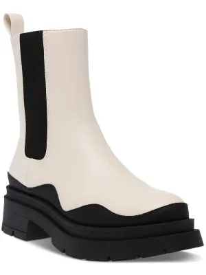 Reformation Grayce  Womens Lug Sole Leather Booties