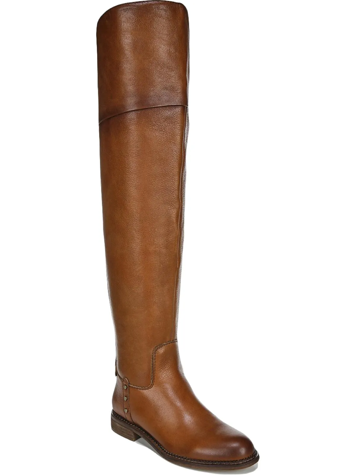 Reformation Haleen Womens Leather Wide Calf Knee-High Boots