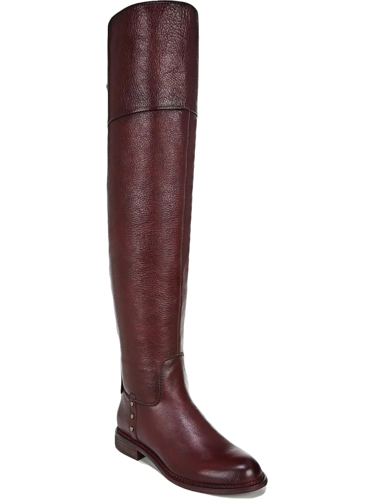 Reformation Haleen Womens Leather Wide Calf Knee-High Boots
