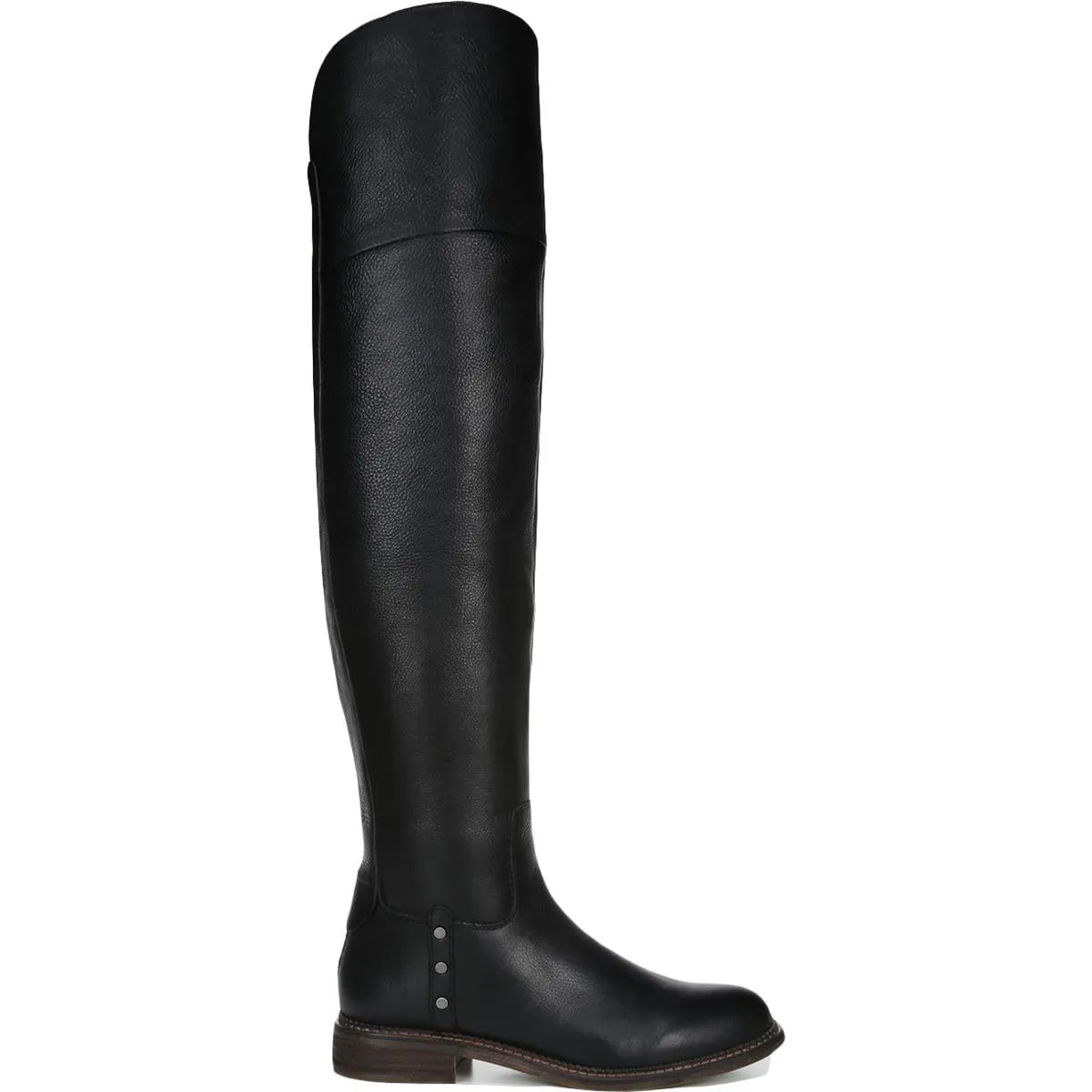 Reformation Haleen Womens Leather Wide Calf Knee-High Boots