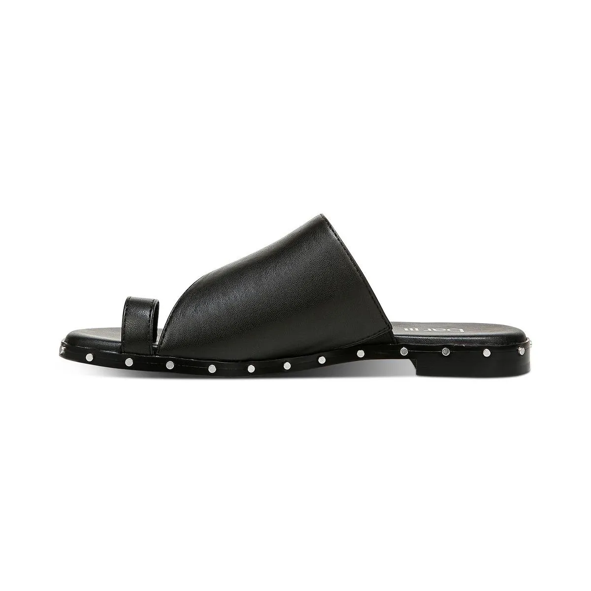 Reformation Hattiep Womens Toe Loop Asymetric Slide Sandals
