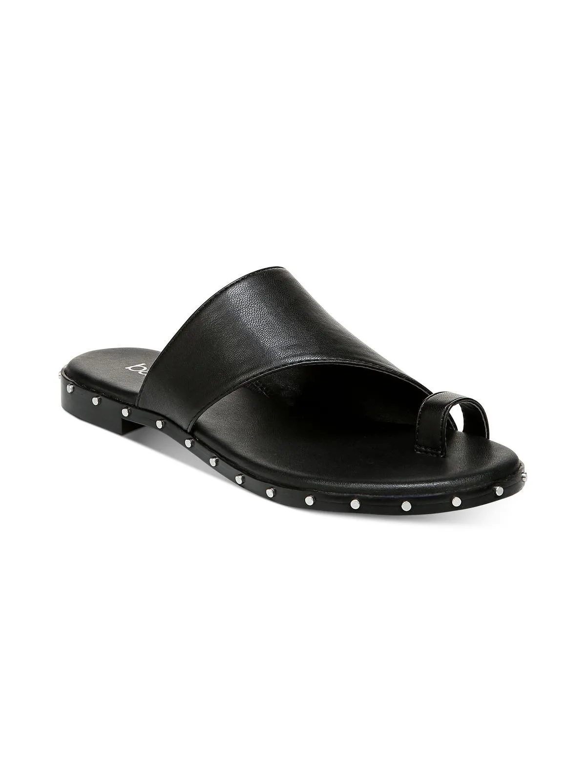 Reformation Hattiep Womens Toe Loop Asymetric Slide Sandals