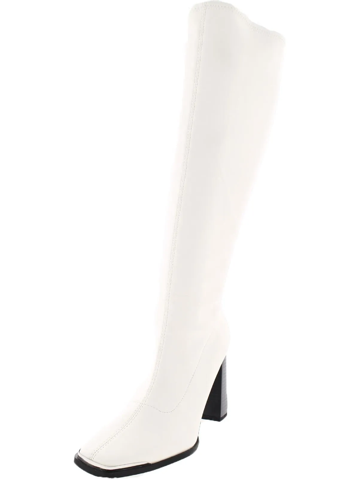 Reformation Haydin Womens Dressy Square Heel Knee-High Boots