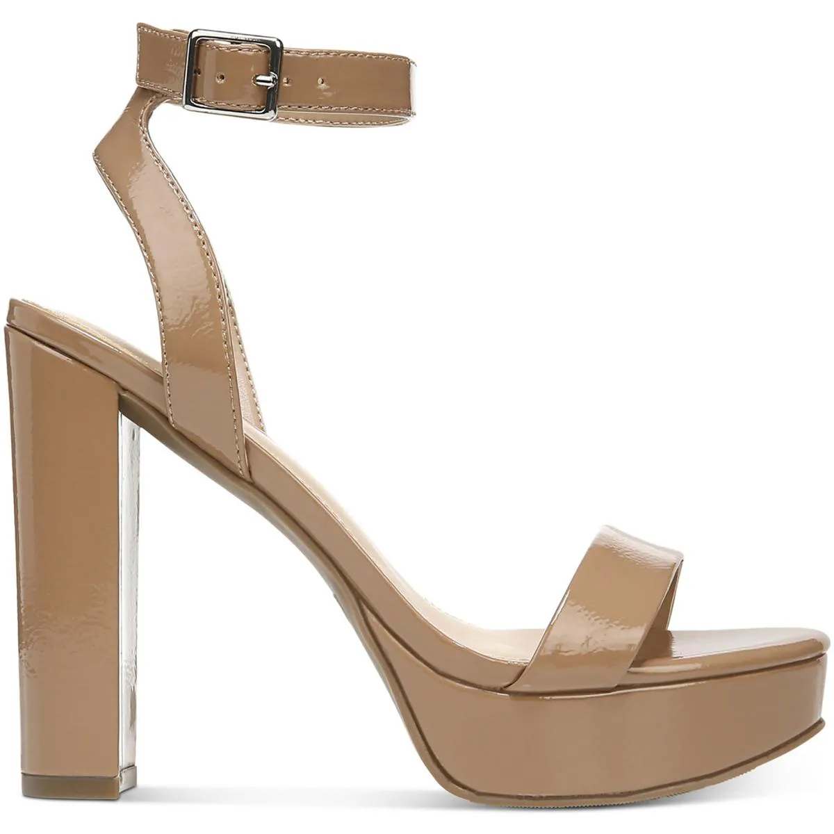 Reformation Ivy  Womens Patent Ankle Strap Platform Sandals