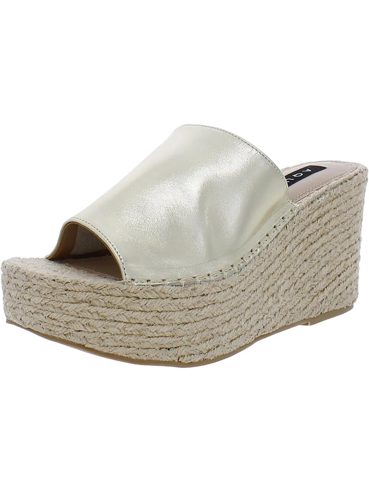 Reformation Jacy Womens Leather Slip On Espadrilles