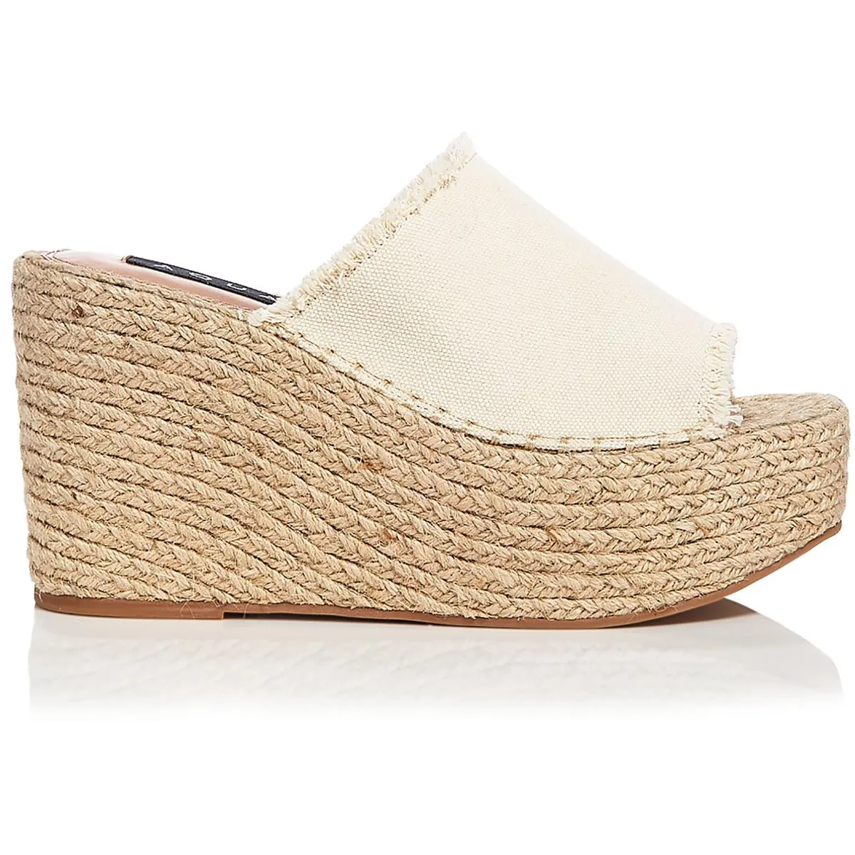Reformation Jacy Womens Leather Slip On Espadrilles