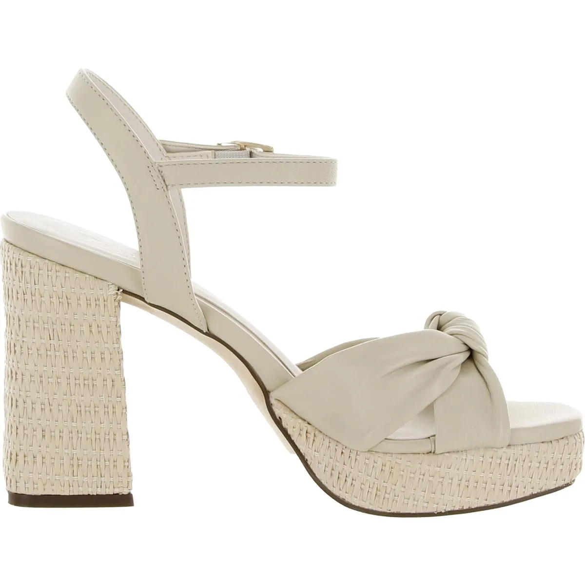 Reformation Jennice Womens Leather Slingback Platform Sandals