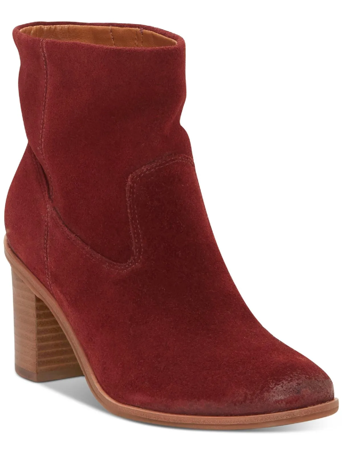 Reformation Jozelyn Womens Suede Round Toe Mid-Calf Boots