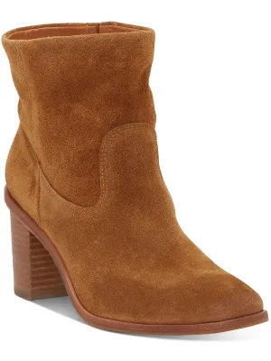Reformation Jozelyn Womens Suede Round Toe Mid-Calf Boots