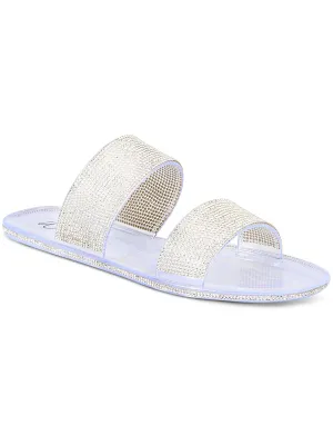 Reformation Juba Womens Embellished Pool Side Jelly Sandals