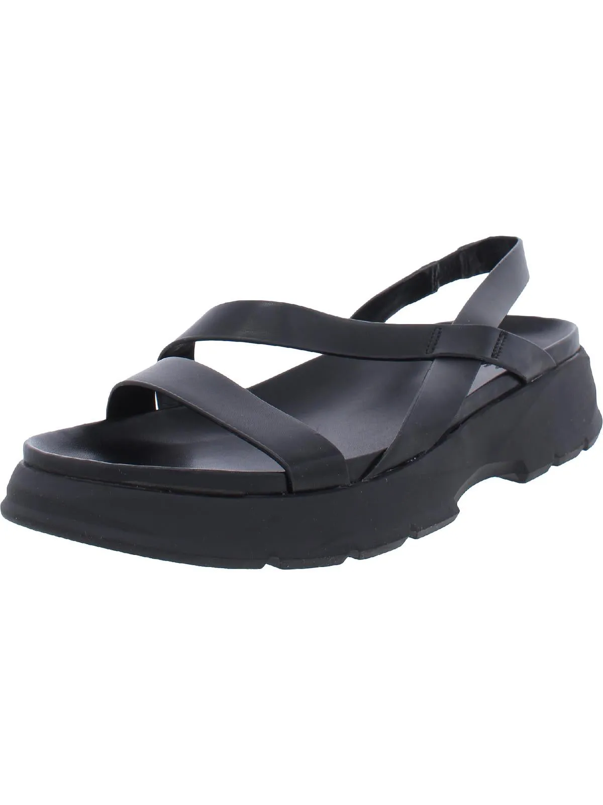 Reformation Jubalee Womens Faux Leather Slip On Slingback Sandals