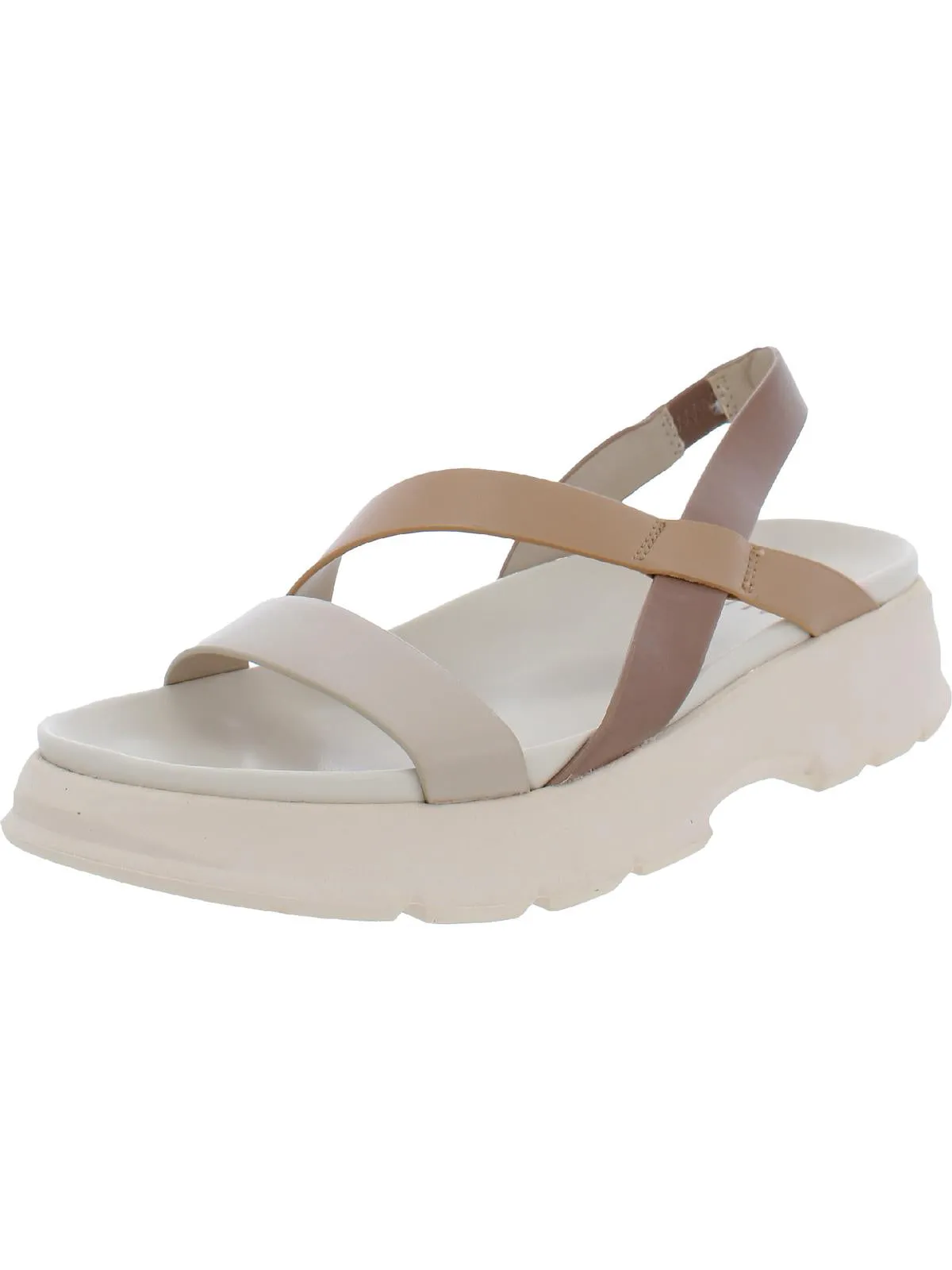 Reformation Jubalee Womens Faux Leather Slip On Slingback Sandals