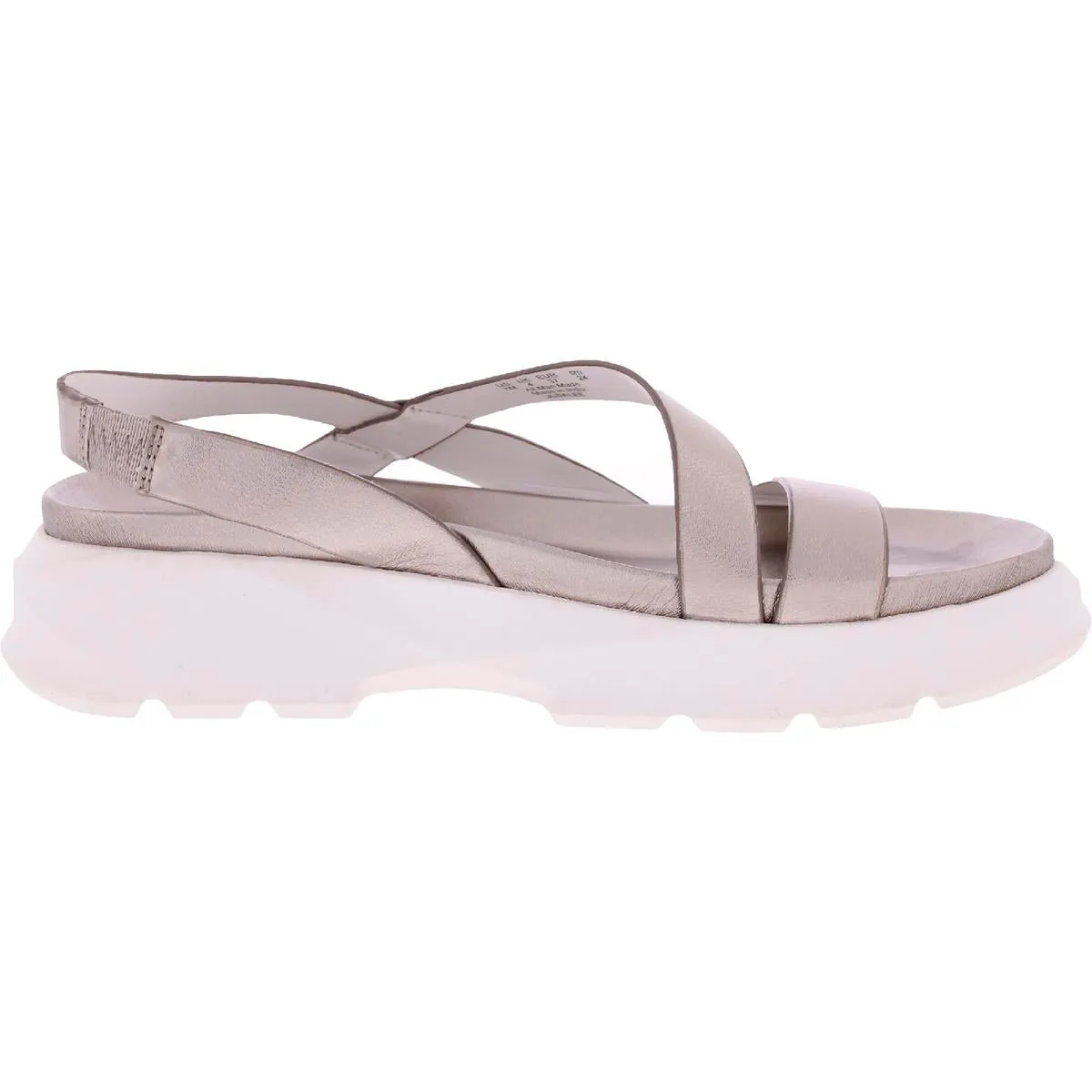 Reformation Jubalee Womens Faux Leather Slip On Slingback Sandals