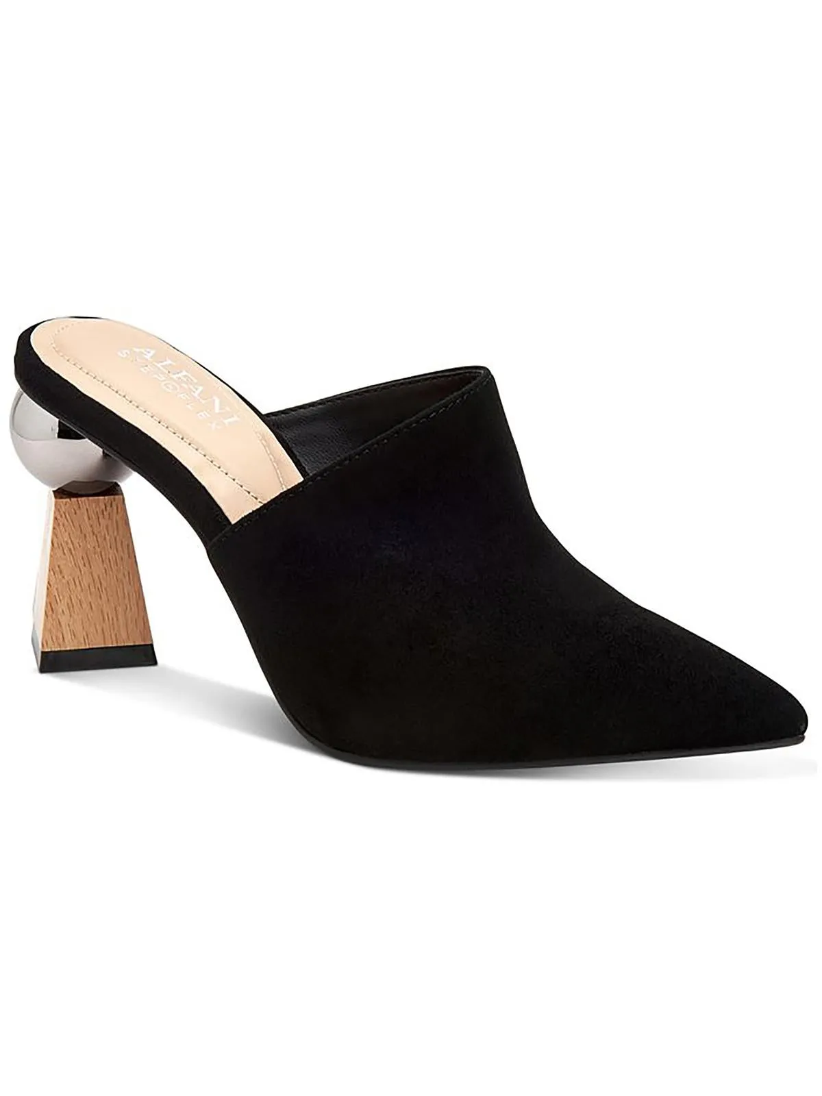 Reformation Junnee Womens Padded Insole Pointed Toe Mules