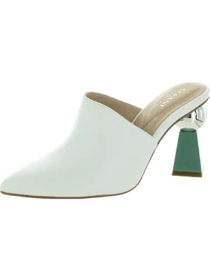 Reformation Junnee Womens Padded Insole Pointed Toe Mules