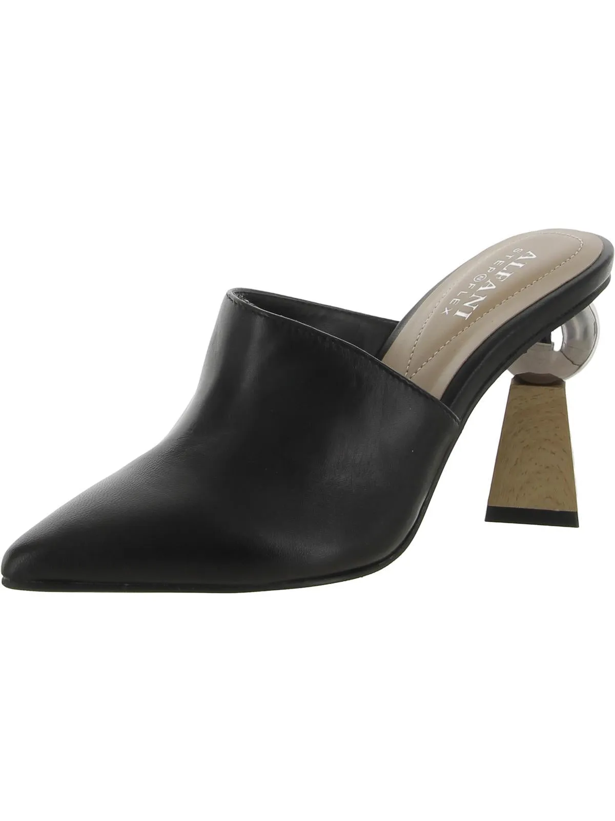 Reformation Junnee Womens Padded Insole Pointed Toe Mules