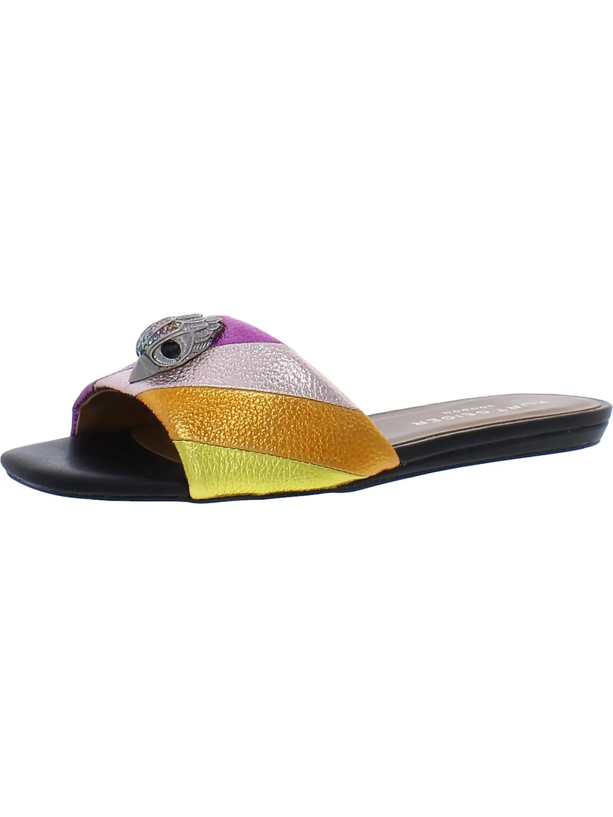 Reformation Kensington Womens Satin Embellished Dress Sandals