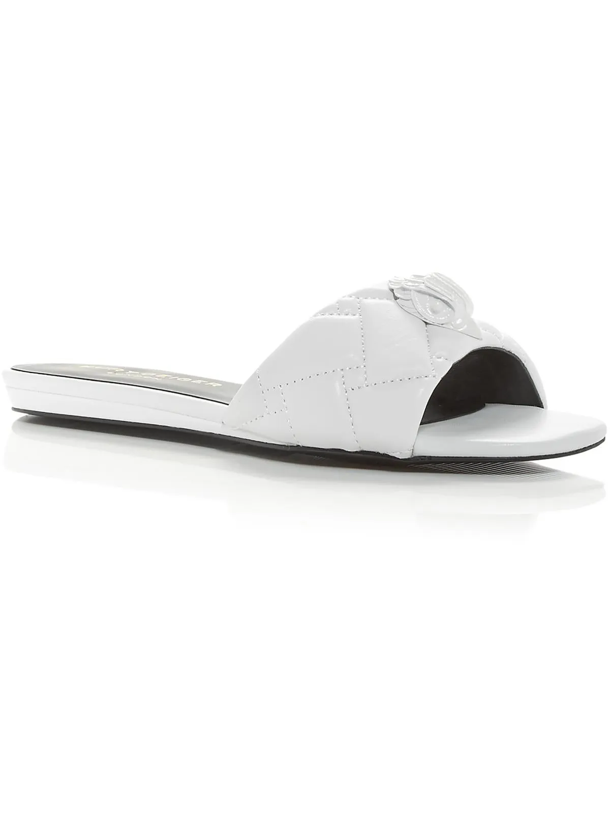 Reformation Kensington Womens Satin Embellished Dress Sandals