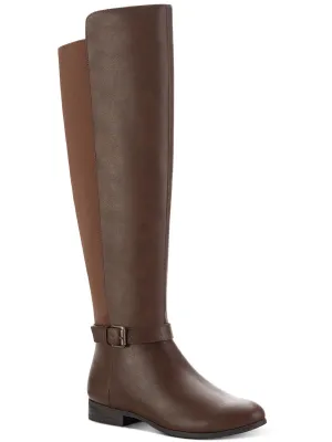 Reformation Kimmball Womens Solid Stretch Over-The-Knee Boots