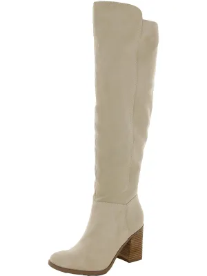 Reformation Kyrie Womens Suede Water Repellent Knee-High Boots