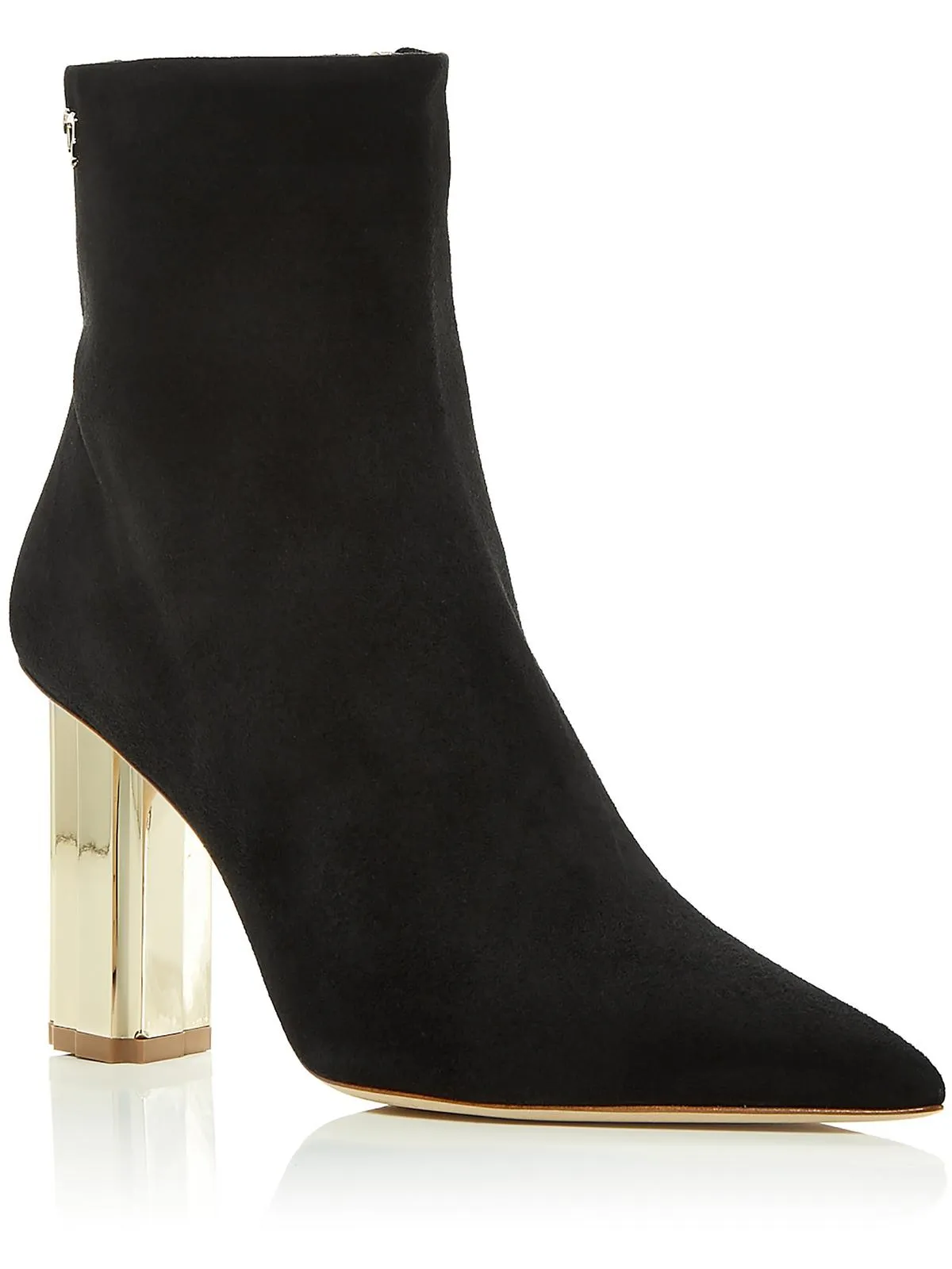 Reformation Laika Womens Suede Heeled Ankle Boots