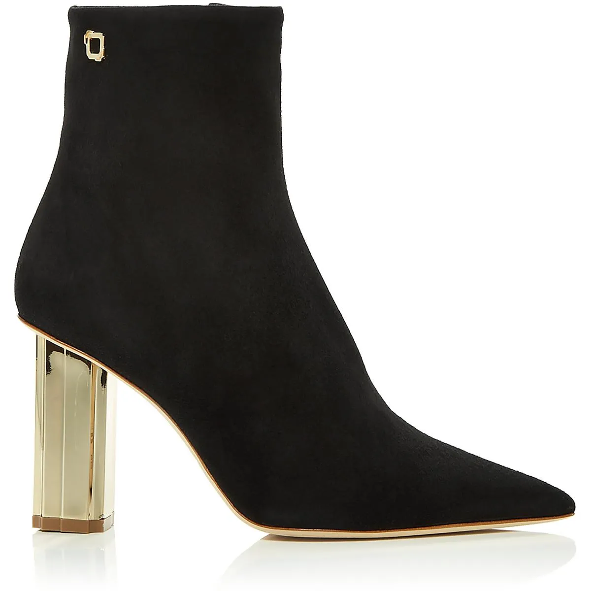 Reformation Laika Womens Suede Heeled Ankle Boots