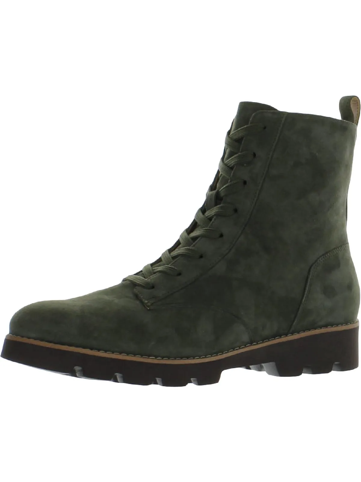 Reformation Lani Womens Padded Insole Lace-Up Ankle Boots