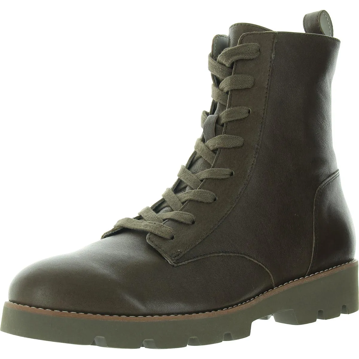 Reformation Lani Womens Padded Insole Lace-Up Ankle Boots