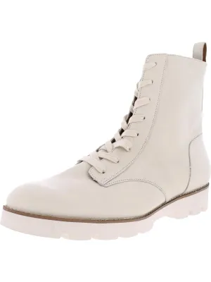 Reformation Lani Womens Padded Insole Lace-Up Ankle Boots